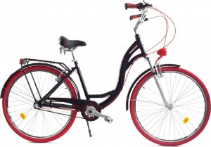 Dallas Bike Rower Dallas City Alu 26" 3spd - czarny z czerwonym 1