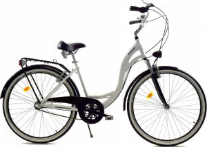 Dallas Bike Rower Dallas City Alu 28" 3spd - biały z czarnym 1