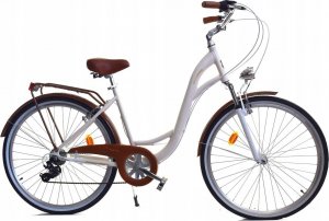 Dallas Bike Rower Dallas City Alu 28" 7spd - biały z brązem 1