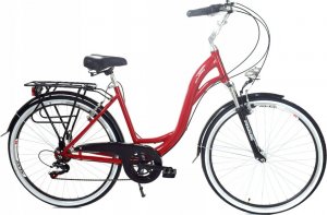 Dallas Bike Rower Dallas City Alu 28" 7spd - czerwony z czarnym 1