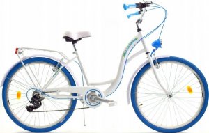 Dallas Bike Rower Dallas City Junior 24" 6spd - biały z niebieskim 1