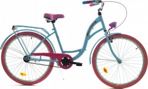 Dallas Bike Rower Dallas City 26" 1spd - niebieski z różem 1