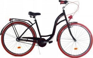 Dallas Bike Rower Dallas City 26" 3spd - czarny z czerwonym 1