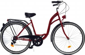 Dallas Bike Rower Dallas City 26" 7spd - czerwony z czarnym 1