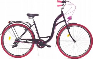 Dallas Bike Rower Dallas City 26" 7spd - czarny z różem 1