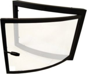 TopStoc Szyba gięta do pieca kominka kozy żaroodporna 2