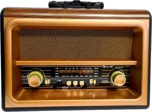 Radio RetroAudio Radio Vintage FM akumulatorowe z Bluetooth USB 1