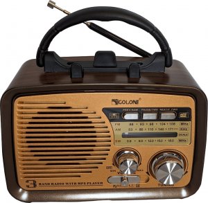 Radio RetroAudio RADIO KUCHENNE FM z rączką PRZENOŚNE sieciowe 1