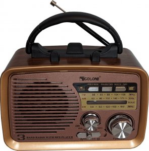 Radio RetroAudio RADIO KUCHENNE FM z rączką PRZENOŚNE sieciowe 1