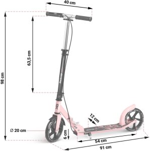 Hulajnoga Soke City Różowy 21