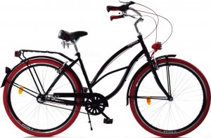 Dallas Bike Rower Dallas Cruiser 26" 3spd Lady Alu - czarny z czerwonym 1