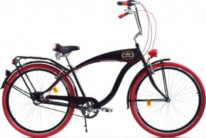 Dallas Bike Rower Dallas Cruiser Men 28" 3spd GE - czarny z czerwonym 1