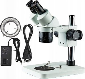 Mikroskop Rosfix MIKROSKOP STEREOSKOPOWY ELEKTRONIKA + OŚWIETLACZ 1