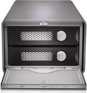 Dysk zewnętrzny HDD SanDisk Professional G-RAID 2 - Macierz dysków - 36 TB - 2 gniazda - HDD 18 TB x 2 - Thunderbolt 3, USB 3.1 Gen 2 (zewnętrzny) 3