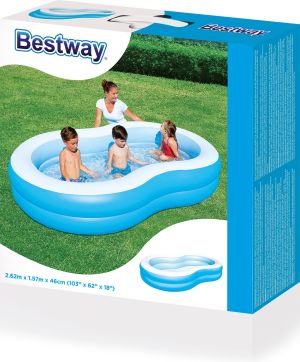 Bestway Basen dmuchany Big Lagune 262x157cm (54117) 2