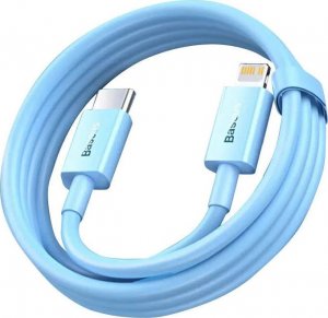 Kabel USB Baseus USB-C - USB-C 1 m Niebieski (CAYS001903) 1