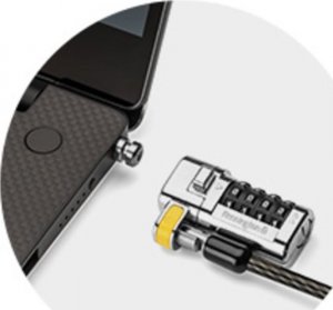 Linka zabezpieczająca Kensington Blokada do laptopa ClickSafe 3-in-1 Combin T-Bar, Nano, Wedge 11