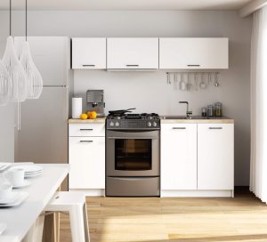 Fabryka Mebli Akord WISZĄCA SZAFKA KUCHENNA OKAPOWA OLIWIA W 40cm BIAŁA 4