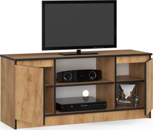 Fabryka Mebli Akord Szafka RTV 120 cm pod telewizor - dąb craft 2