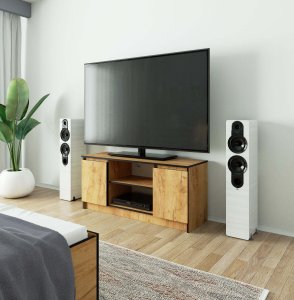 Fabryka Mebli Akord Szafka RTV 120 cm pod telewizor - dąb craft 5