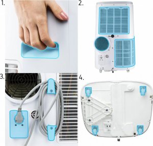 Klimatyzator Yoer 4w1 Klimatyzator 4700W + WiFi + LED 75m -YOER Arctico Pro PAC02W 9