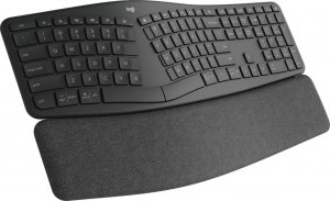 Klawiatura Logitech Logitech ERGO K860 Split Keyboard for Business - Tastatur - kabellos - Bluetooth LE - AZERTY - Franzosisch - Graphite 1