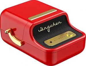 Drukarka etykiet Niimbot termiczna czerwona + rolka etykiet B21 3