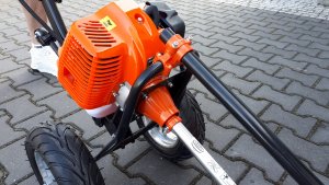 Mar-Pol Kosa spalinowa na kołach - Demon Trolley M83107 9