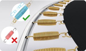 Trampolina ogrodowa Neo-Sport NS-08C221 z siatką wewnętrzną 8 FT 252 cm 9