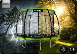 Trampolina ogrodowa Neo-Sport NS-08C221 z siatką wewnętrzną 8 FT 252 cm 14