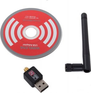 Karta sieciowa Verk KARTA SIECIOWA WI-FI WIFI ADAPTER ANTENA 600MBPS 4