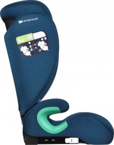 Fotelik samochodowy KinderKraft Junior Fix 2 i-Size 100-150cm Harbor Blue 2