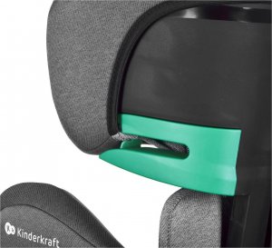 Fotelik samochodowy KinderKraft Jr Fix2 Rocket Grey 13