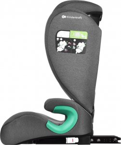 Fotelik samochodowy KinderKraft Jr Fix2 Rocket Grey 9