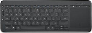 Klawiatura Microsoft N9Z-00009 All-in-One Klawiatura multimedialna, bezprzewodowa, baterie w zestawie, NORD, czarna, 434 g 2