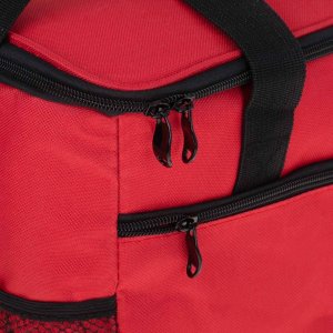 KIK Torba termiczna plażowa campingowa 16L czerwona 5