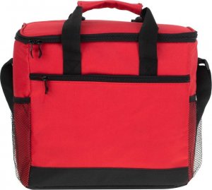 KIK Torba termiczna plażowa campingowa 16L czerwona 8