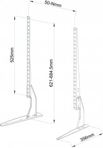 Art Stojak nogi do telewizora ART SD-20 uchwyt do TV 23-75" 10