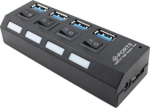 HUB USB Verk ROZGAŁĘŹNIK ROZDZIELACZ PORTÓW HUB USB 4X USB 3.0 11