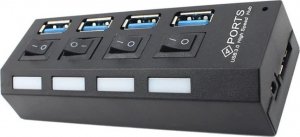 HUB USB Verk ROZGAŁĘŹNIK ROZDZIELACZ PORTÓW HUB USB 4X USB 3.0 4
