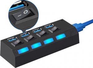 HUB USB Verk ROZGAŁĘŹNIK ROZDZIELACZ PORTÓW HUB USB 4X USB 3.0 6
