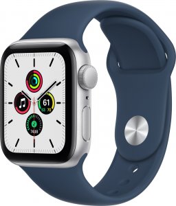 Smartwatch Apple Watch SE GPS 40mm Silver Alu Black Sport Niebieski 1