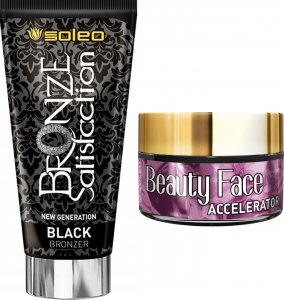 Soleo Soleo Black Bronzer Satisfaction + Słoiczek Beauty Face 1