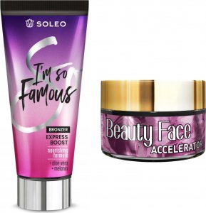 Soleo Soleo I'm So Famous Bronzer + Słoiczek Beauty Face 1