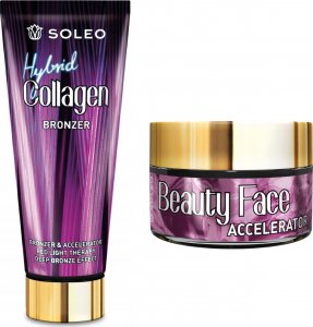 Soleo Soleo Hybrid Collagen Bronzer + Słoiczek Beauty Face 1