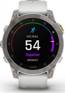 Zegarek sportowy Garmin Epix Gen 2 Sapphire Biały  (010-02582-21) 6