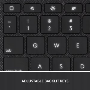 Logitech Logitech Combo Touch Szary QWERTZ Niemiecki 12