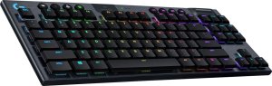 Klawiatura Logitech Logitech G G915 TKL Tenkeyless LIGHTSPEED Wireless RGB Mechanical Gaming Keyboard klawiatura RF Wireless + Bluetooth QWERTY Skandynawia Węgiel 1