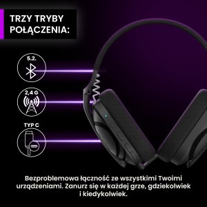 Słuchawki PREYON Tornado Fly PTF40B Czarne (PTF40B) 3