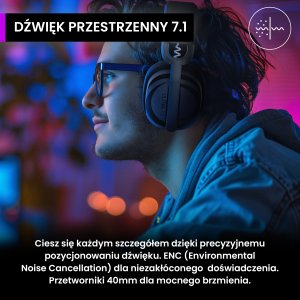 Słuchawki PREYON Tornado Fly PTF40B Czarne (PTF40B) 4